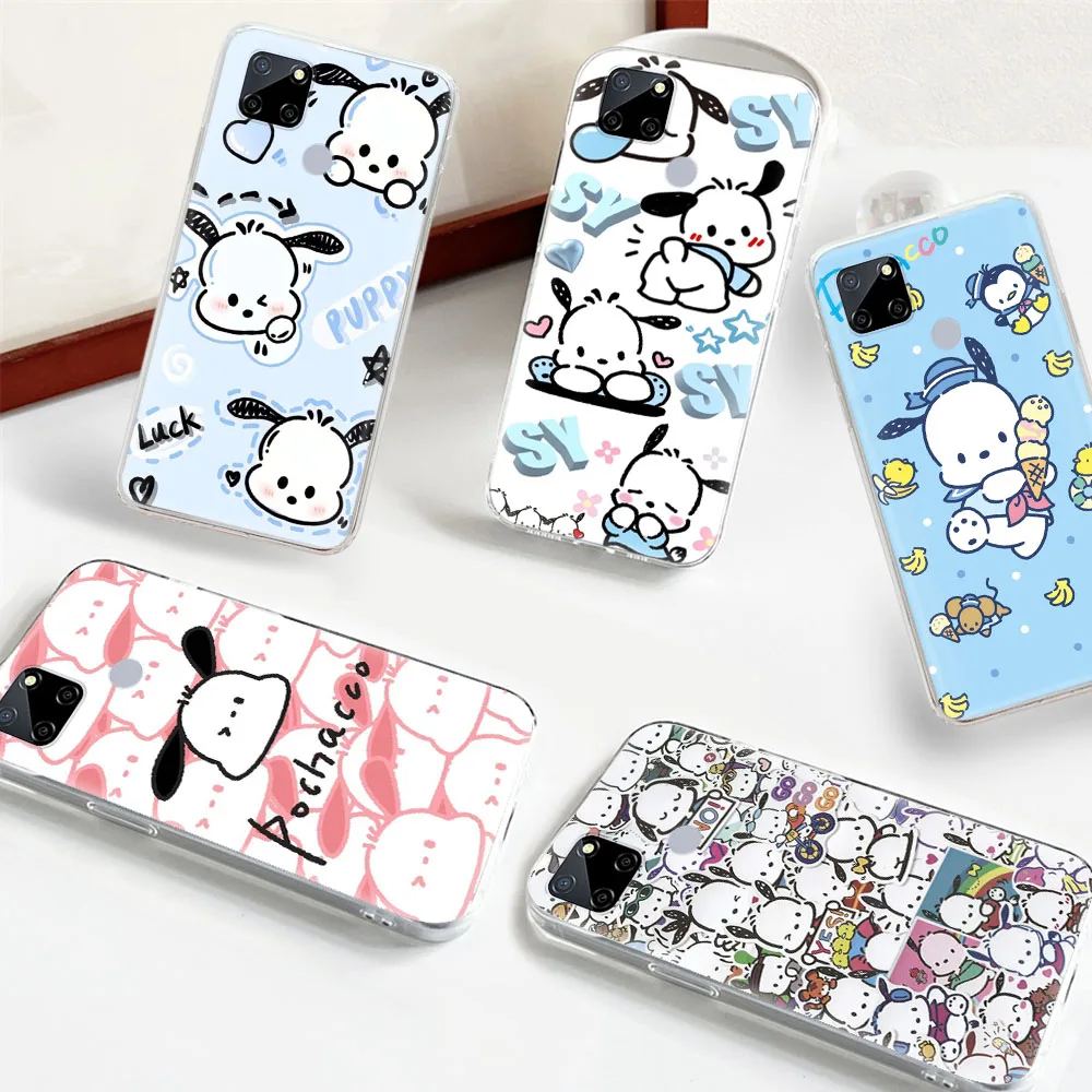 Pochacco Transparent Phone Case for LG VELVET G8 ThinQ G8X K62 K42 K61 K52 K92 Q61 Q60 Q52 V40 V50 V60 THINQ5 Protected Cover