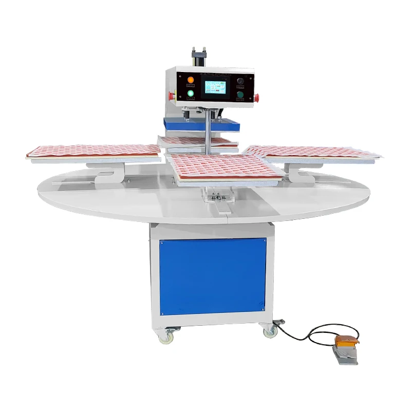 40*60 Automatic Four-Station Rotating Heat Press Machine Printing Machine Sublimation Printer for Clothing Labels Custom Printed