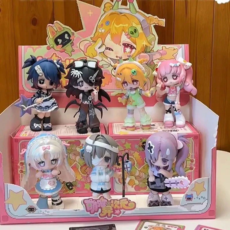 Simontoys Tomiz Blind Box Action Figure Cute Anime Desktop Ornament Different Dimension Series Decoration Gift For Collectors