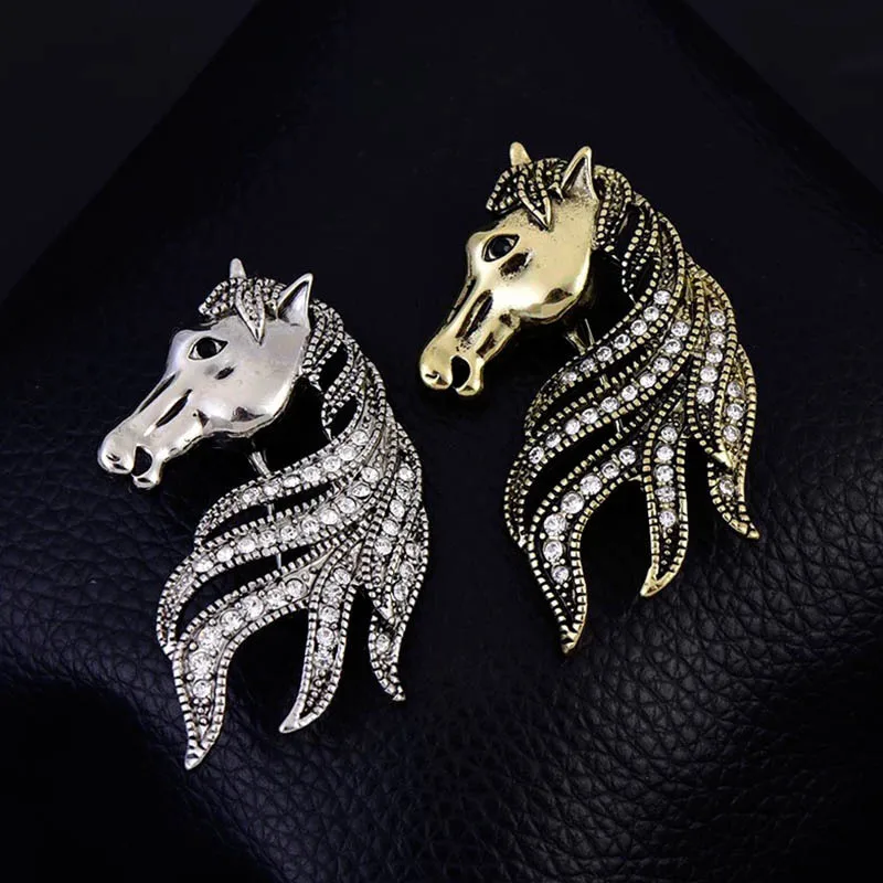 

Брошь в виде лошади зодиака, мужская модная, ниша и высококачественная булавка в виде животного, аксессуар для костюма