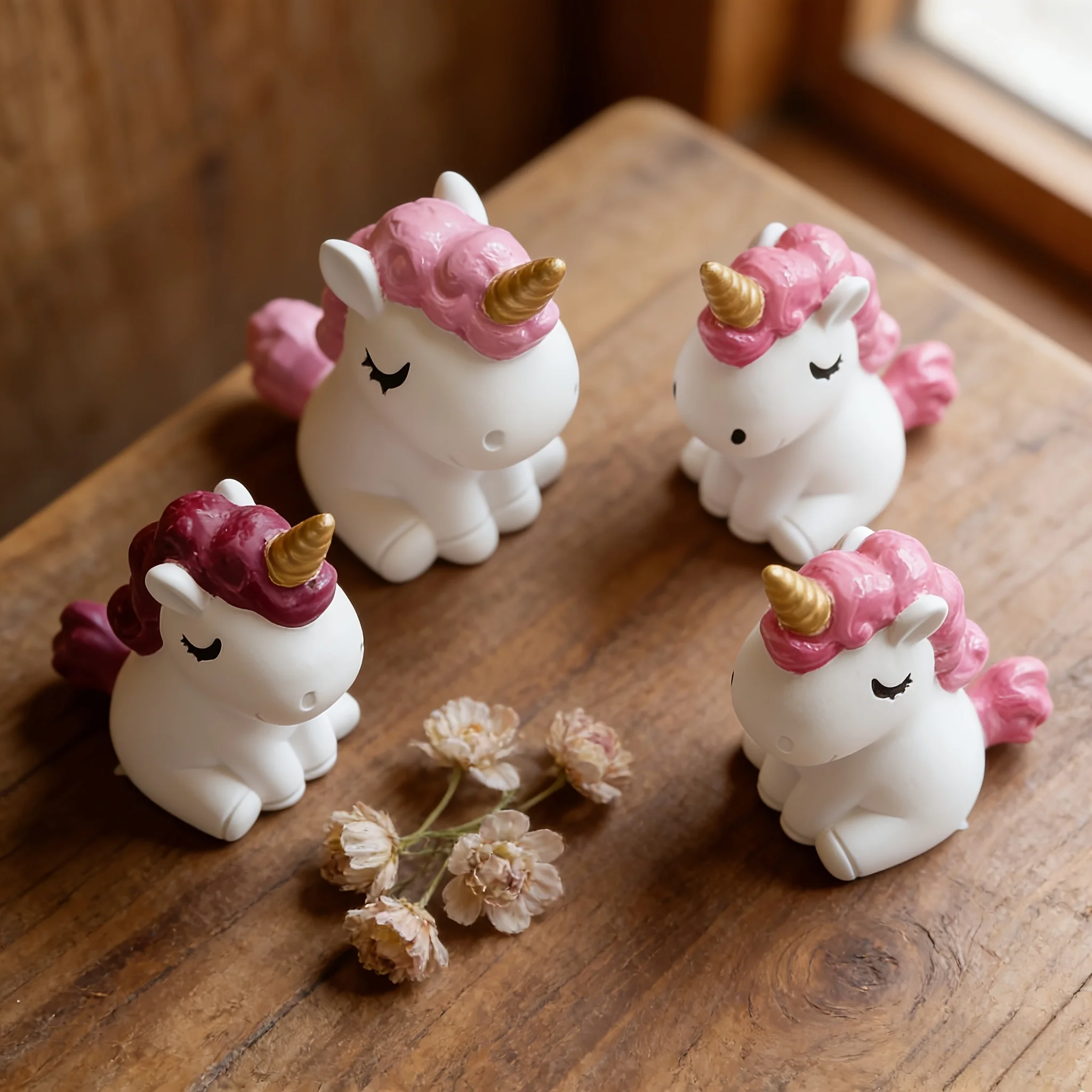 Artisanat de licorne 3D fait main |   Moules en silicone pour gypse aromatique, accessoires de voiture, outils pour résine époxy