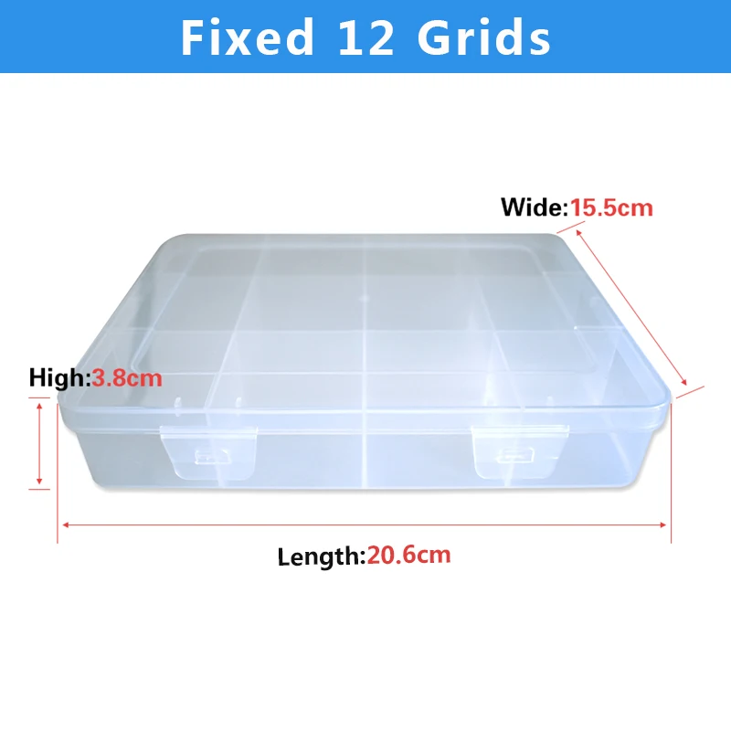 나사 정리함 컨테이너 박스, 투명 플라스틱 보관함, 조절식 박스, 보석 단추 하드웨어 분리형 케이스