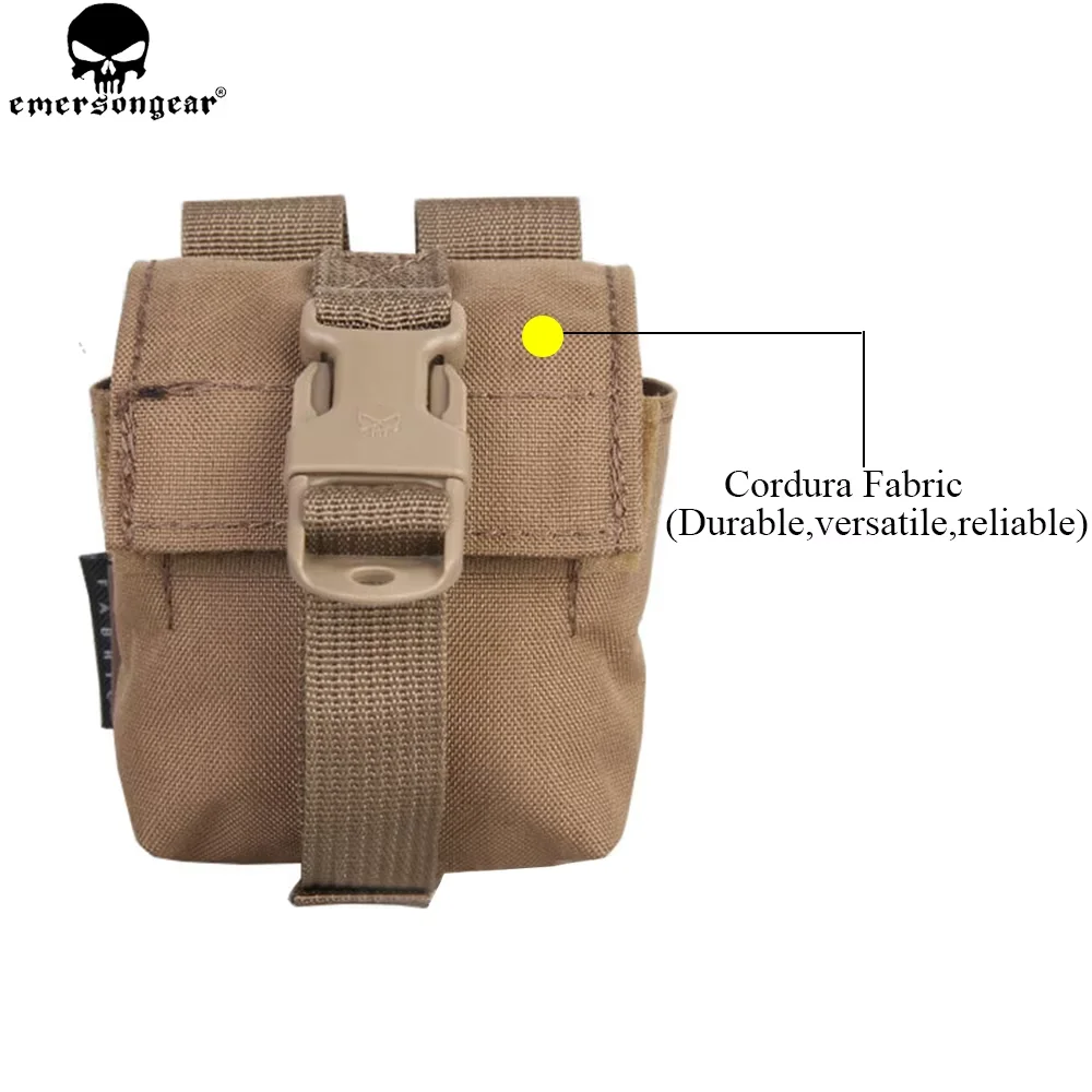 EMERSONGEAR LBT Style Single Frag Grenad Pouch Civilian Airsoft Paintball Combat Gear Molle Grenad Pouch EM6369