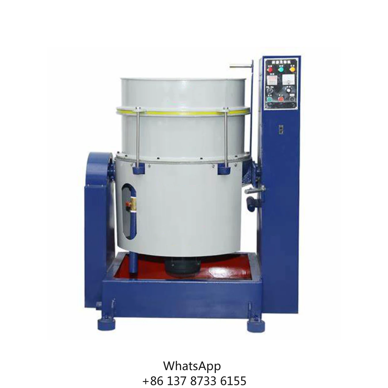50L High-speed Automatic Processing Mass Finishing Tumble Centrifugal Disk Finisher Machine For Metal