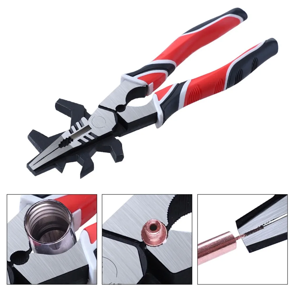 8 Inch MIG Welding Pliers Multifunctional High Carbon Steel Electric Welding Pliers Cutting And Cleaning Heavy Duty