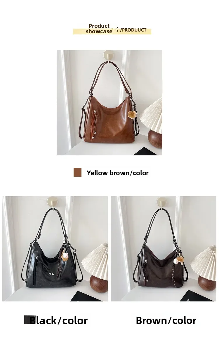 Multifunktionale Damen-Tragetasche für den täglichen Gebrauch, Umhängetasche, Crossbody-Tasche, modisch, vielseitig, neuer Stil 2026, Bolso Mujer Handtasche – Detail 3