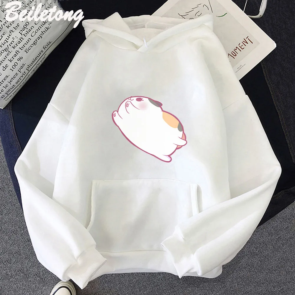 Fat Cat Anime Hoodies Final Fantasy XIV Women Kawaii Cartoon Sweatshirts Casual Plus Size Hooded Pullover Female Streetwear