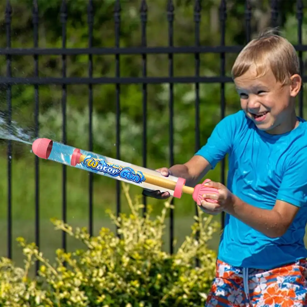 Tipo di spinta Divertenti fuochi d'artificio Spruzzo d'acqua Giocattolo Giochi all'aperto per attività su prato in piscina Regalo estivo interattivo da spiaggia per bambini