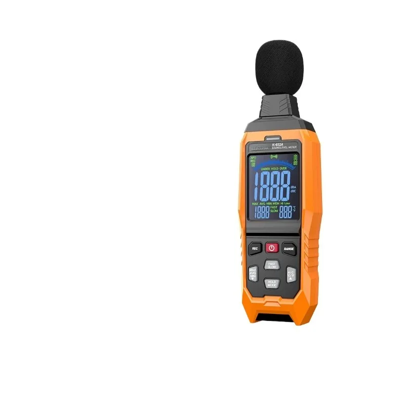 For Decibel Tester Height Noise Tester Household Sound Measurement Noise Sound Level Meter Alarm Measurement