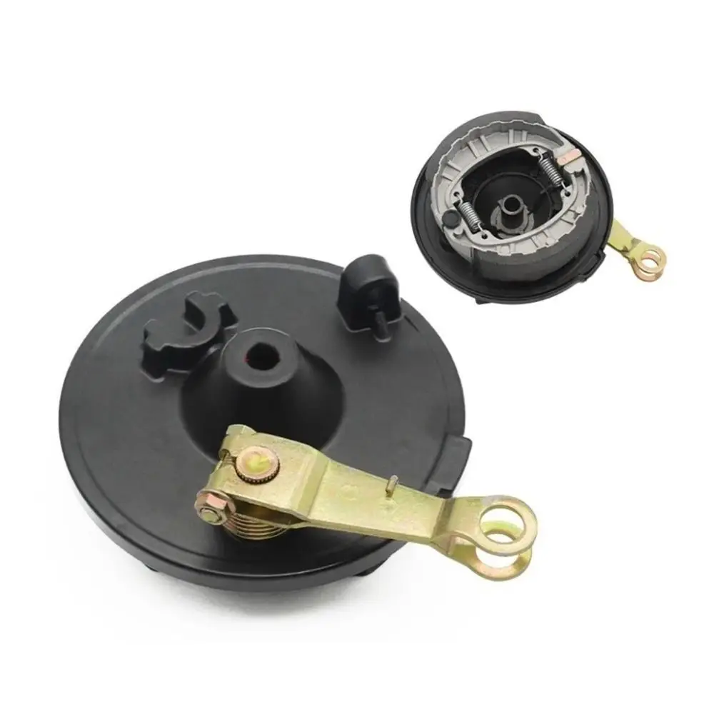 110 Type 110 Front Drum Brake Sensitive Braking Aluminum EBike Front Drum Brake Thickened Material 10mm Holes Front Wheel Brake