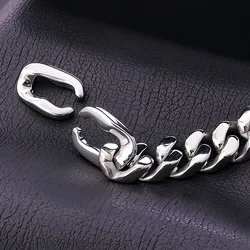 1-10PCS Stainless Steel Cuban Opening Twisted Chains Assembled Parts Beads for Jewelry Making DIY Bracelet Necklace Accessories