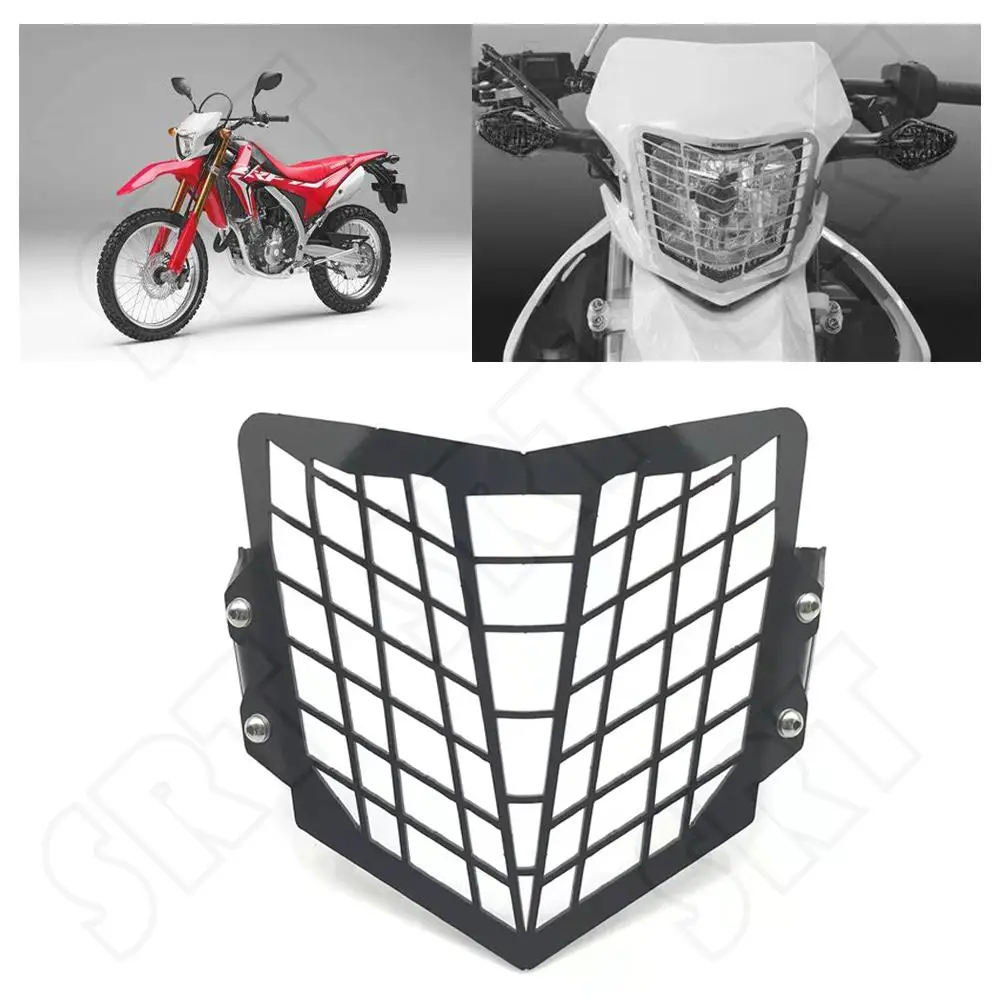 

Fits for Honda CRF250L CRF300L CRF 250L 300L 2019 2020 2021 2022 Motorcycle Headlight Grille Guard Front Headlamp Shield Cover