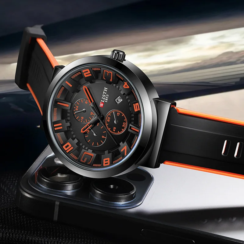 ساعة يد كوارتز عصرية للرجال، ساعة أنيقة للطلاب، تصميم كاجوال إبداعي للاستخدام اليومي أو الهدايا