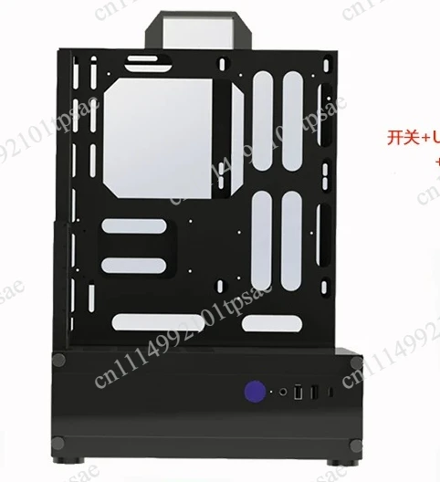 Open chassis 240/360 water-cooled air-cooled ATX/matx rack graphics card vertical computer host small chassis