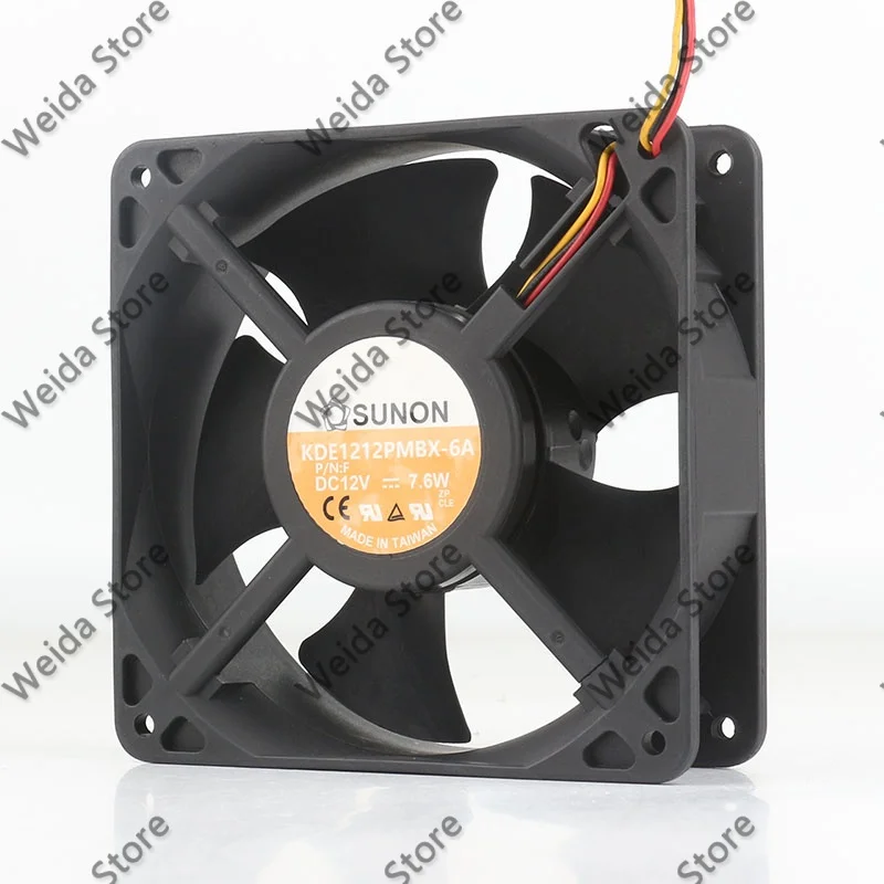 

Jianzhun SUNON 12038 KDE1212PMBX-6A 5V 24V 48V DC12V 7.6W Axial-flow Cabinet Cooling Fan