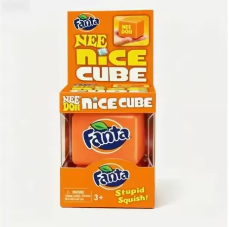 

@&New Needoh Nice Cube Sensory Stress Reliever Fidget Tool for Anxiety & Focus Desk Sensory Cube for Adults & Kids