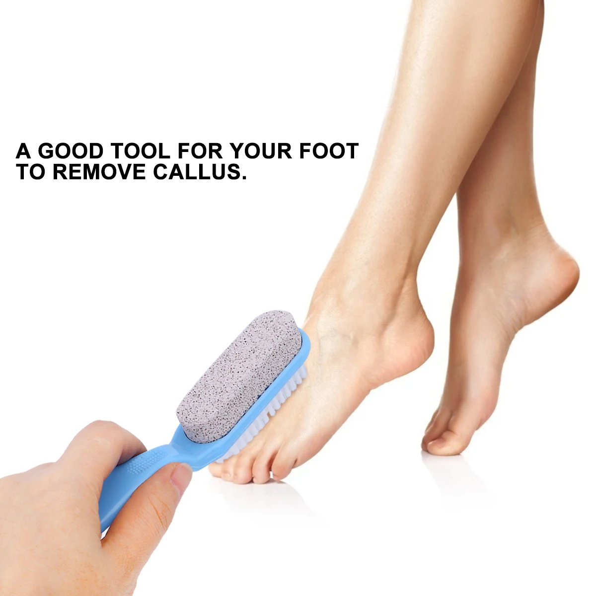 

4PCS Foot Pedicure Tool Double sided Pumice Foot Scraper Board Remove Callus Dead Skin Nail Care Plastic Grinder