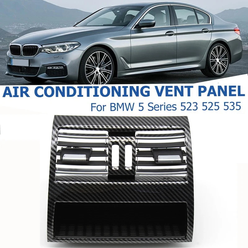 

Car Rear Center Console Air Outlet Vent Grille Cover Air Conditioner Vent Trim For-BMW 5-Series F10 520 521 523 525 530