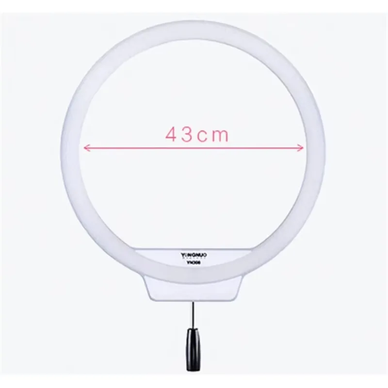 YN308 Anello luminoso per studio fotografico Bicolore dimmerabile 308 LED Anello luminoso per fotografia con fotocamera