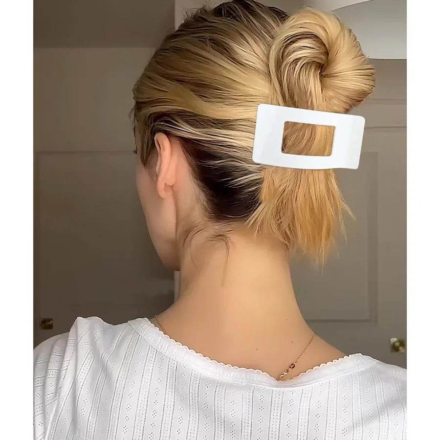 Jepit Rambut Matte Lay Flat untuk Wanita dan Gadis dengan Daya Rekat Kuat dan Pegangan Anti Selip, Jepit Rambut Samping Besar Cocok untuk Semua Jenis Rambut F