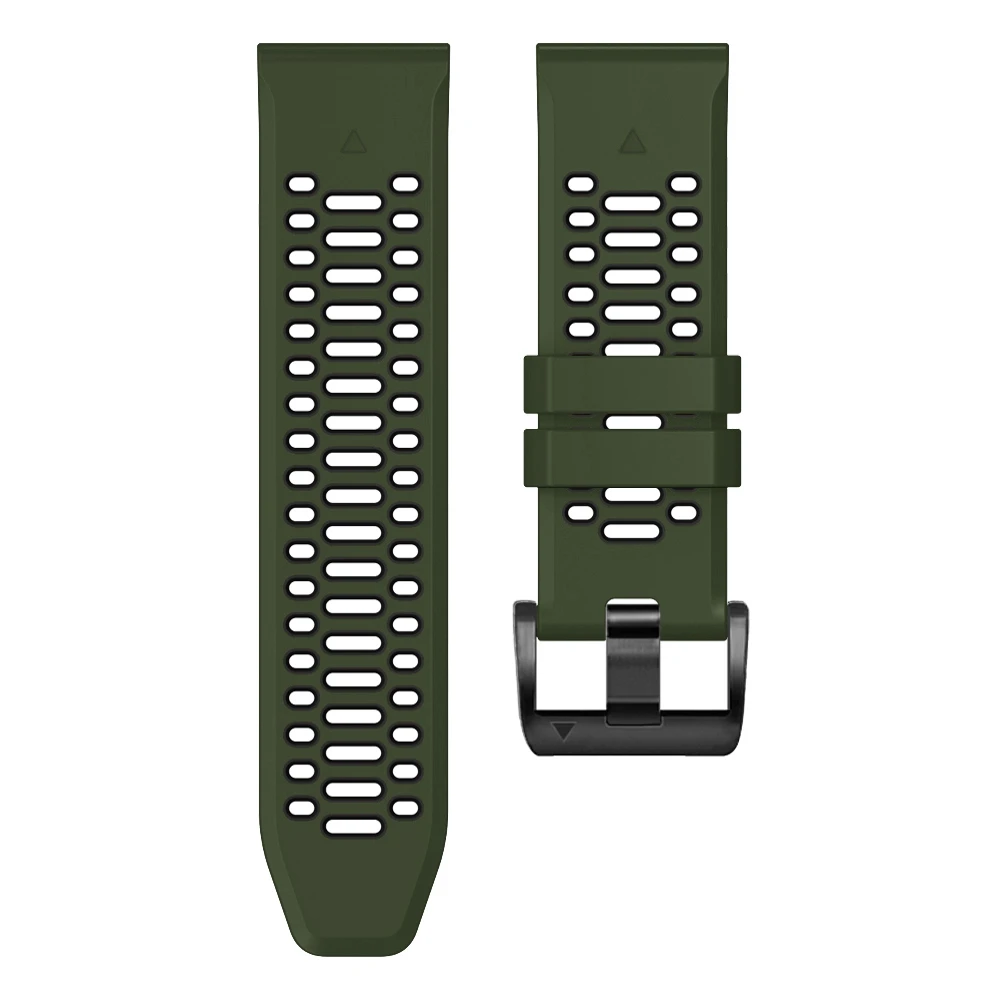 QuickFit 22 mm 26 mm atmungsaktives Sport-Silikonarmband für Garmin Fenix 7X 7 Pro 6X 6 5 5X Plus/Epix 2 47 mm 51 mm Armband-Uhrenarmbänder – Detail 25