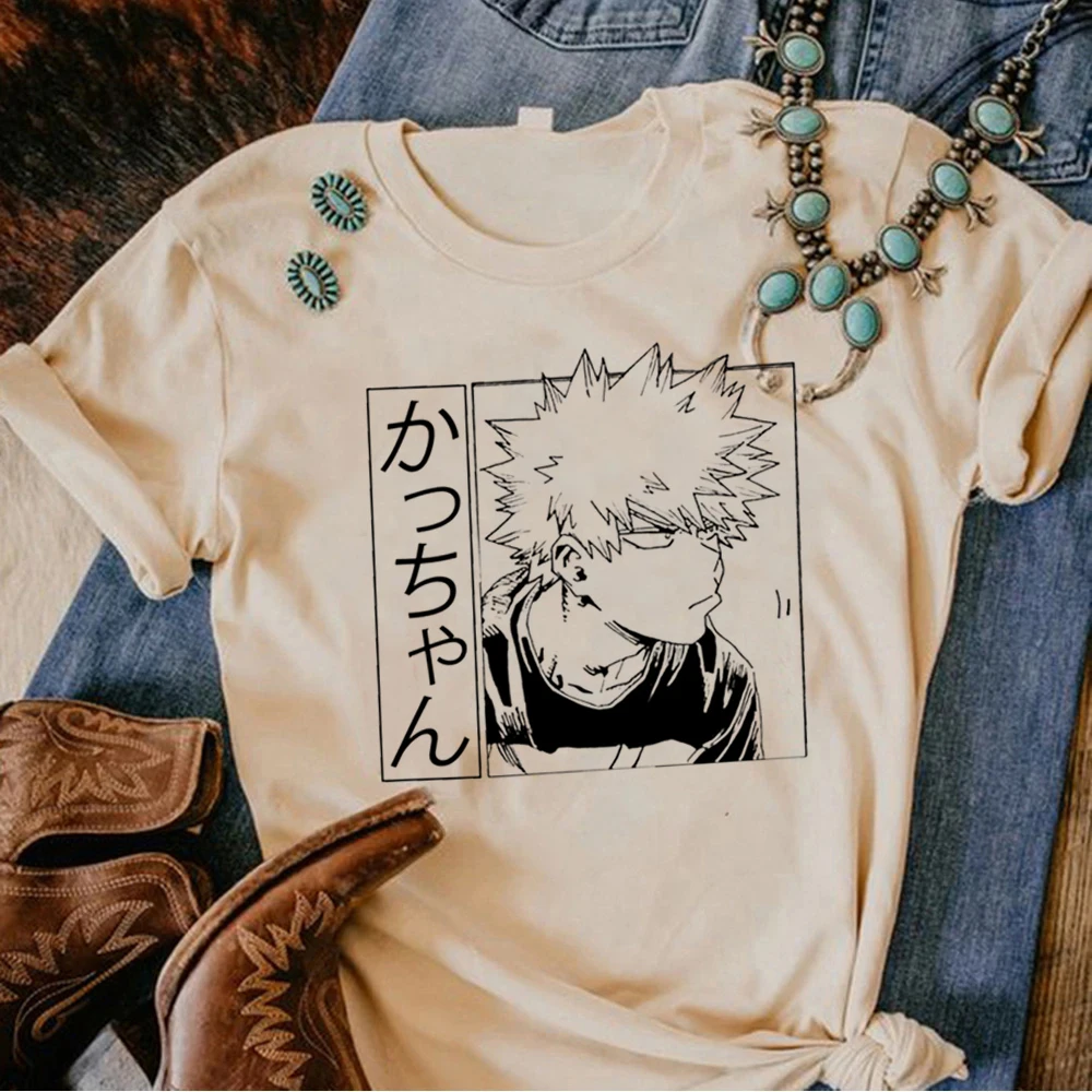 

Bakugo t shirt women anime harajuku tshirt girl manga funny graphic clothes