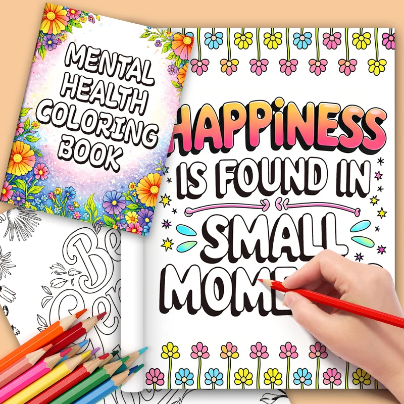 

Книга-раскраска для улучшения психического здоровья: Аффирмации для саморазвития и снятия стресса для взрослых | Вы заслуживаете проверить себя.