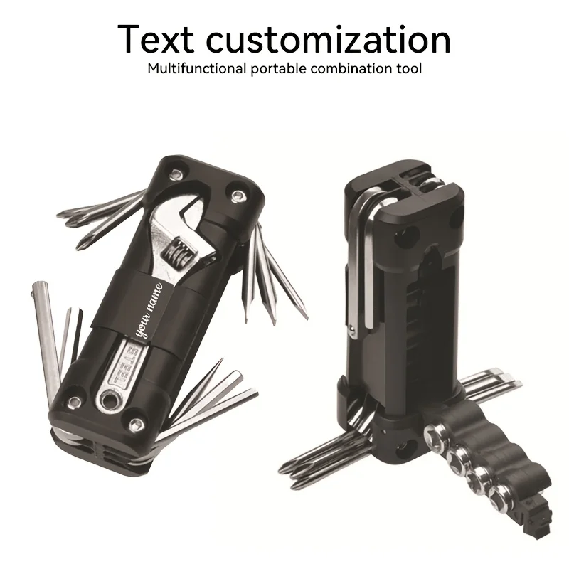 

A New Customizable Portable Multifunctional Folding Tool, Suitable for Outdoor Camping, Mountain Biking, And Motorcycle Repairs