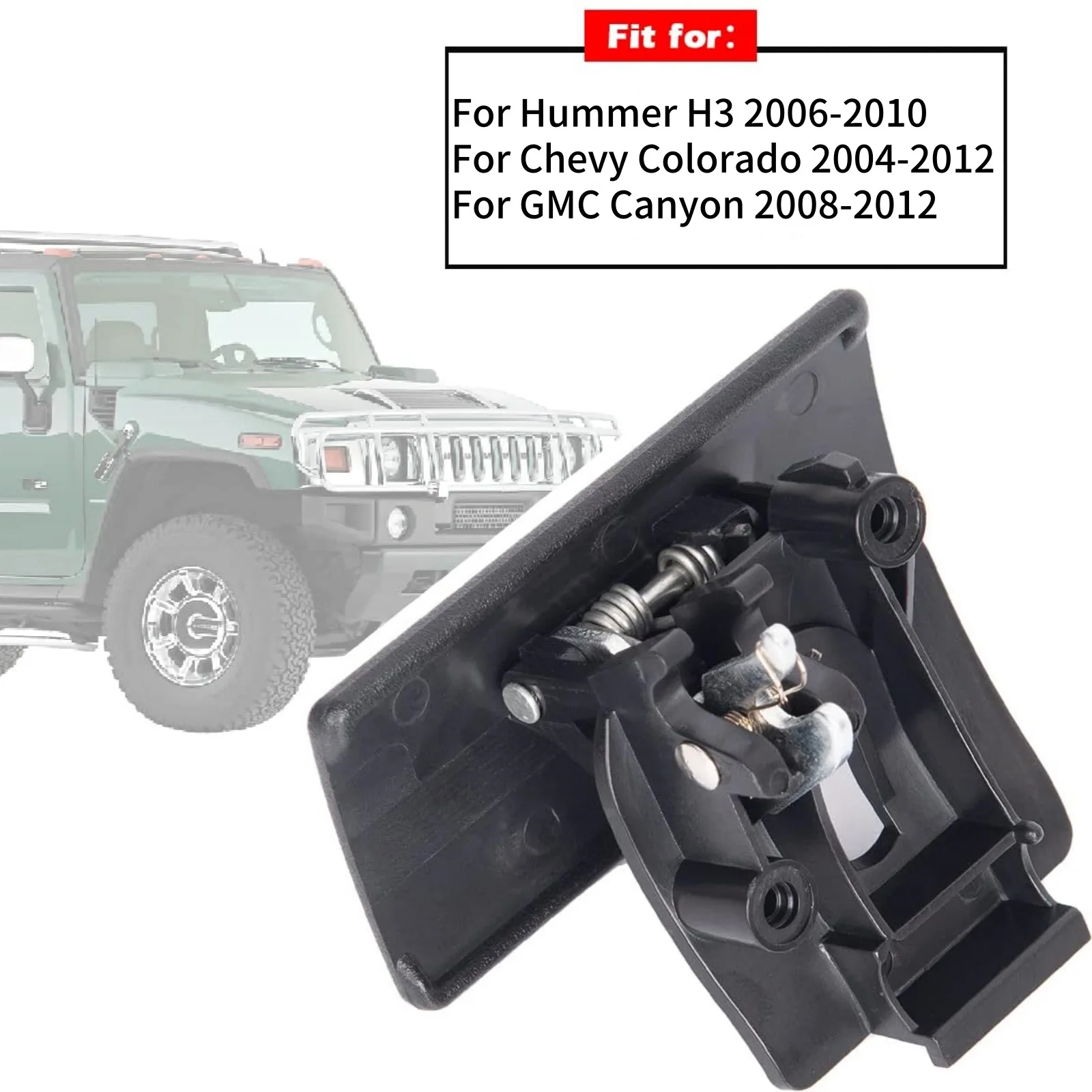 Glove Box Latch Handle for Chevy Colorado GMC Canyon Hummer H3 H3T ABS Plastic Latch Replaces 10391626 10391625 15818676