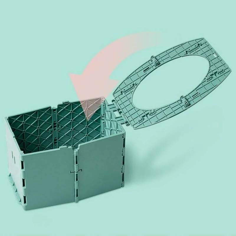 نونية سفر قابلة للطي للأطفال، مقعد مرحاض أطفال محمول للتدريب على نونية التخييم في السيارة الخارجية