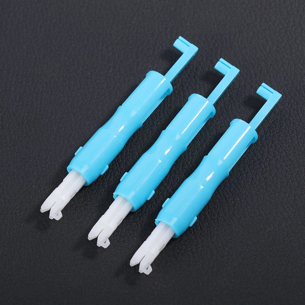 

5 Pcs Automatic Needle Threader Durable Plastic Metal Inserter Stitch Wire Loop Threading Tool Sewing Machine Household Easy
