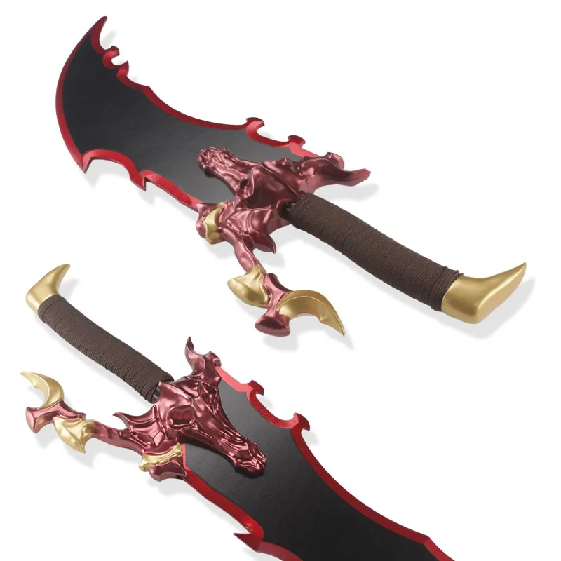 Nowy Model 2025 Gorąca Gra Mobilna Solo Przebranie Broń Bambusowa Drewniany Miecz Rekwizyty Cosplay Miecze Nie Ostre Prezent na Boże Narodzenie