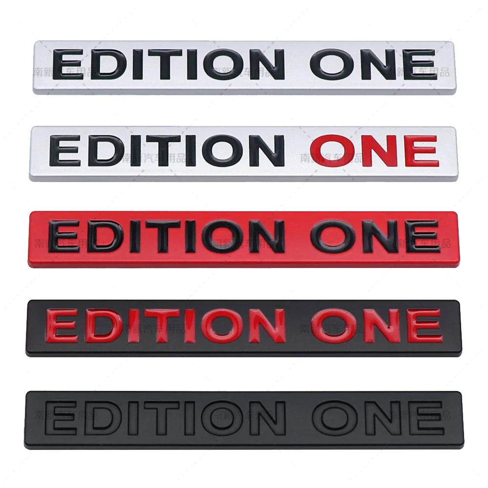 

Metal Edition One Logo Car Body Emblem Rear Trunk Badge Sticker for Ford Fiesta Focus Mondeo Kuga Escape Aspire Everest Ecosport