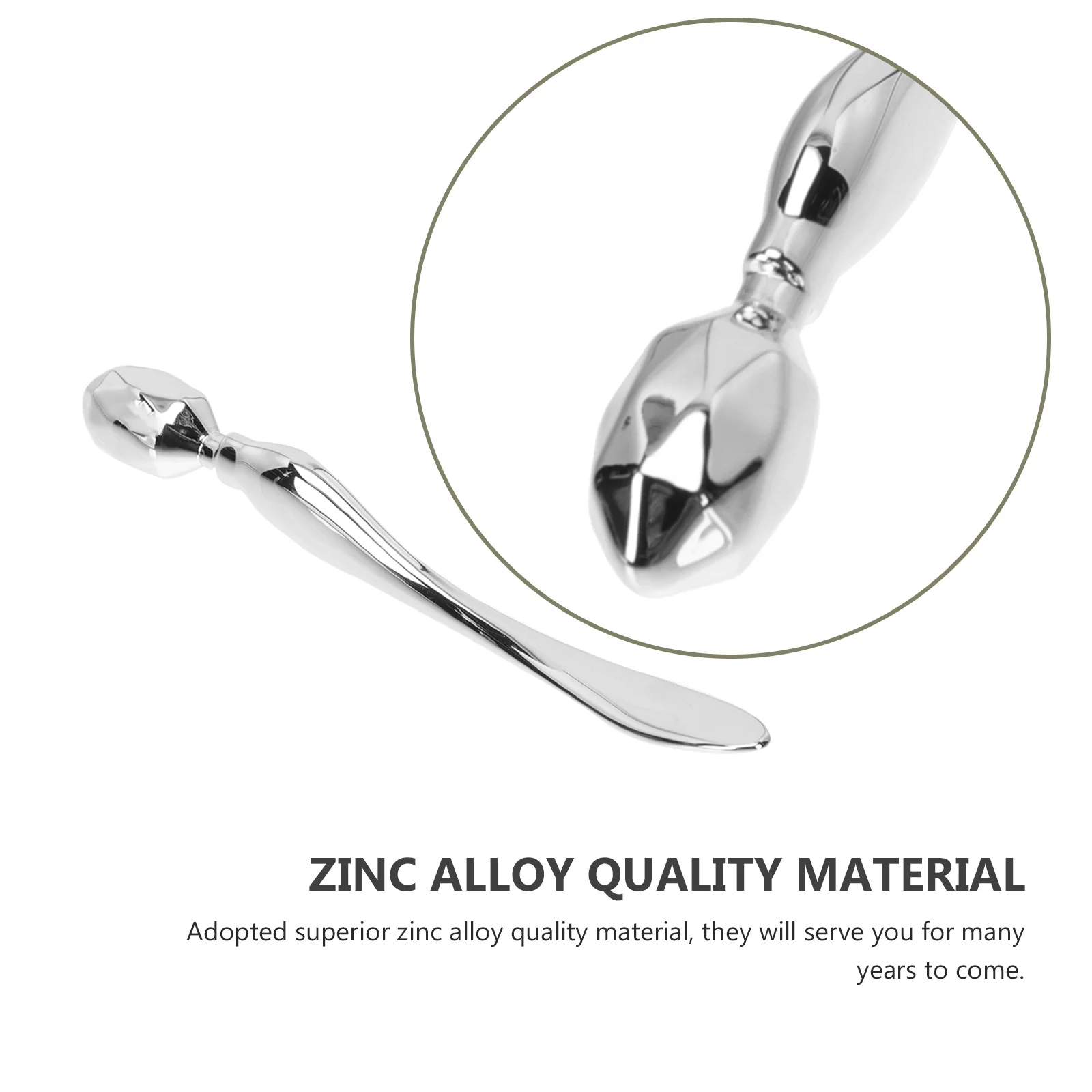 

2pcs Cream Stick Zinc Alloy Portable For Eye Cream Lotion Foundation Multifunctional Eye Massaging Rod Face Beauty Supply