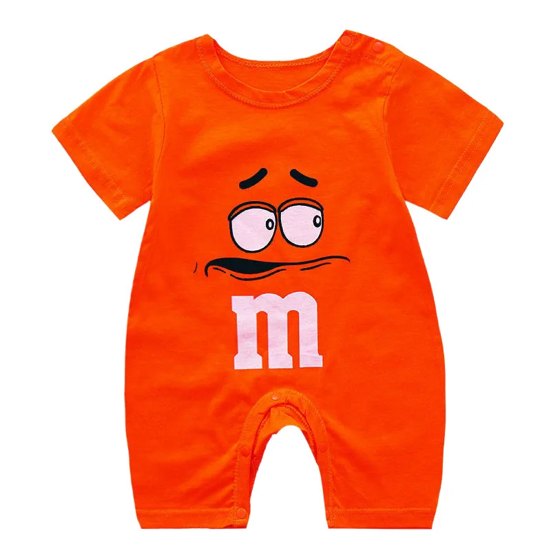 

Cute and Cartoon Baby Clothes for Men and Women Aged 0 To 2 Years Old Same Short Sleeved Crawling Clothes for Girs and Boys