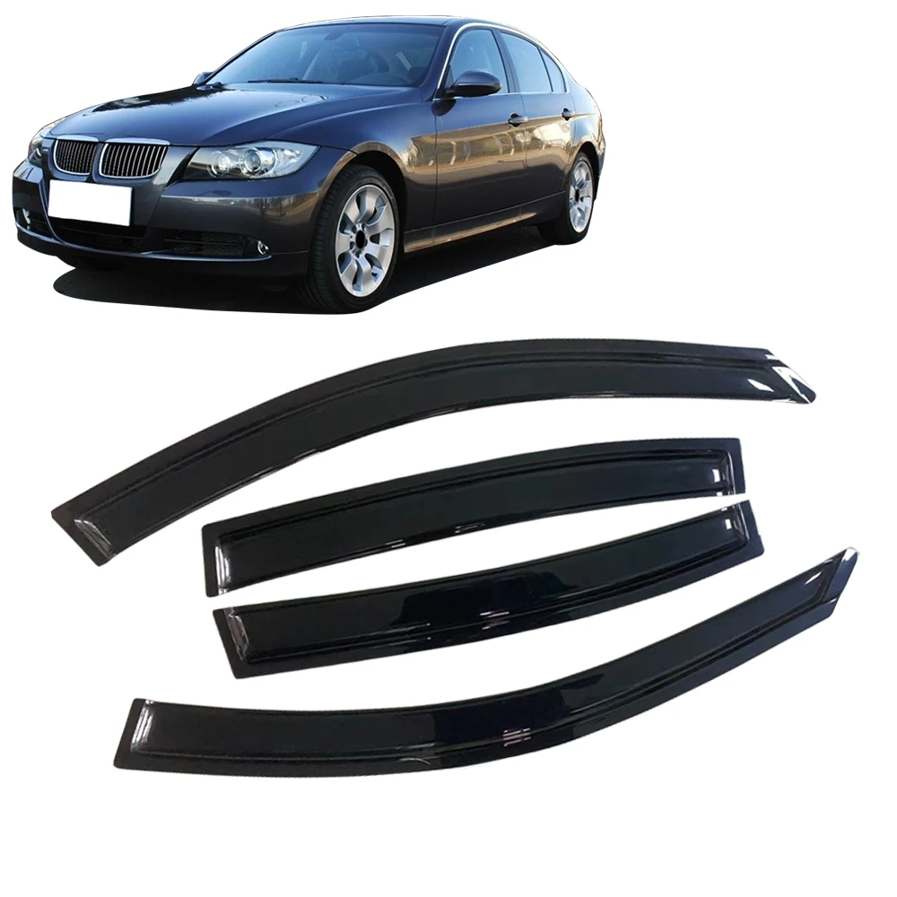 

Window Visor for BMW 3 Series E90 2006 2007 2008 2009 2010 2011 Sedan Weathershied Door Visor Wind Sun Rain Guards Side Window
