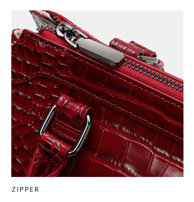 2026 Neu eingetroffene Echtledertasche, hochwertige, elegante Handtasche, geräumige Pendler-Schulter- und Umhängetasche – Detail 13
