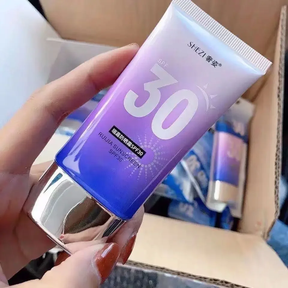 Shezi bon prix visage corps crème solaire blanchissant SPF30 correcteur mettre en évidence Base maquillage ensemble crème solaire Kit cosmétiques