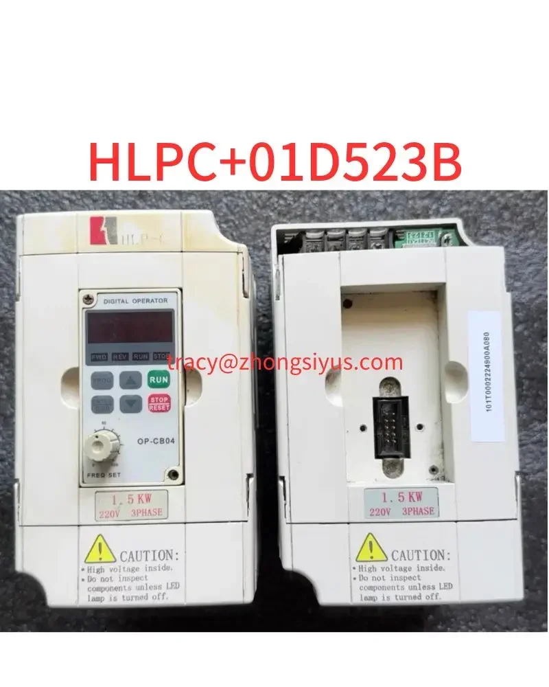Second-hand C inverter, HLPC 01D523B, 1.5KW 220V, function package