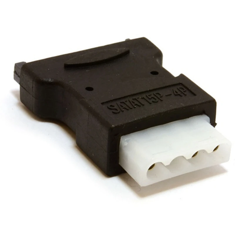 4 Pin Molex PC IDE Female To 15 Pin SATA Male Power Adapter Convertor Connector Cable Adapter