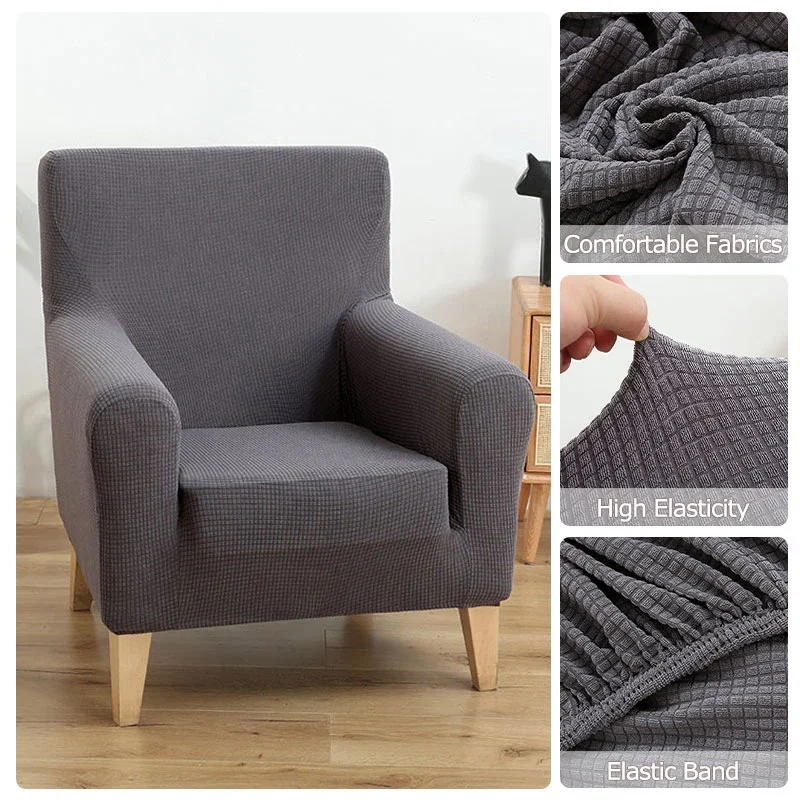 Housse extensible pour canapé et fauteuil, en tissu imperméable, antiscivolo, pour la maison et le salon