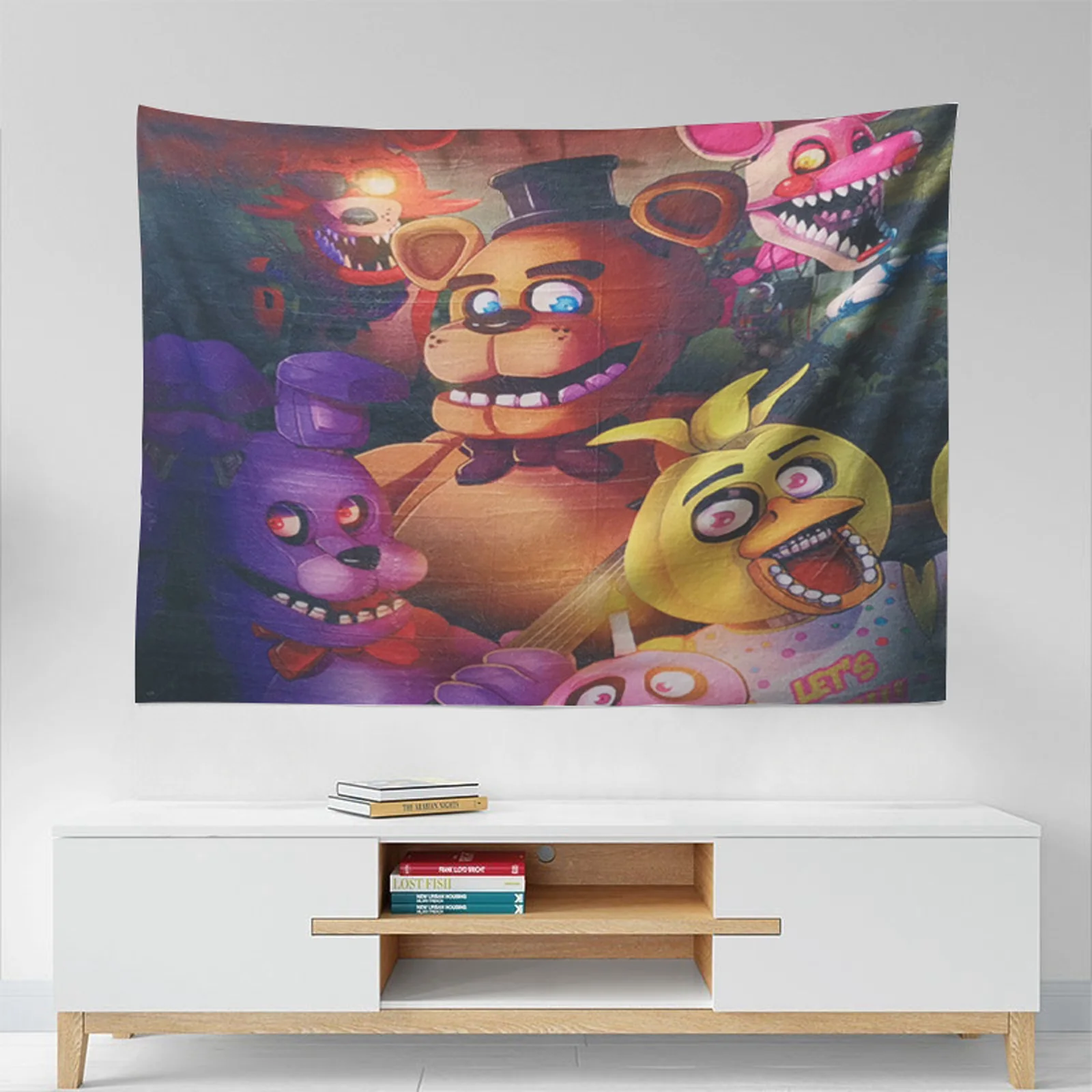 Cartoon Horror Game Bear Cosplay Throw Blanket Couverture Cobertor Anime Sofa Bed Cover Navidad Christmas Gift Room Decor