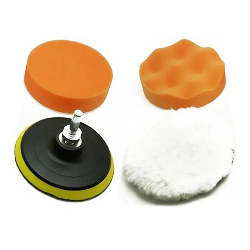 Drill Buffing pad Kit Automotive Car Car Detail Sponge Set Care Supplies Gross Polish Polisher Portable Pratical