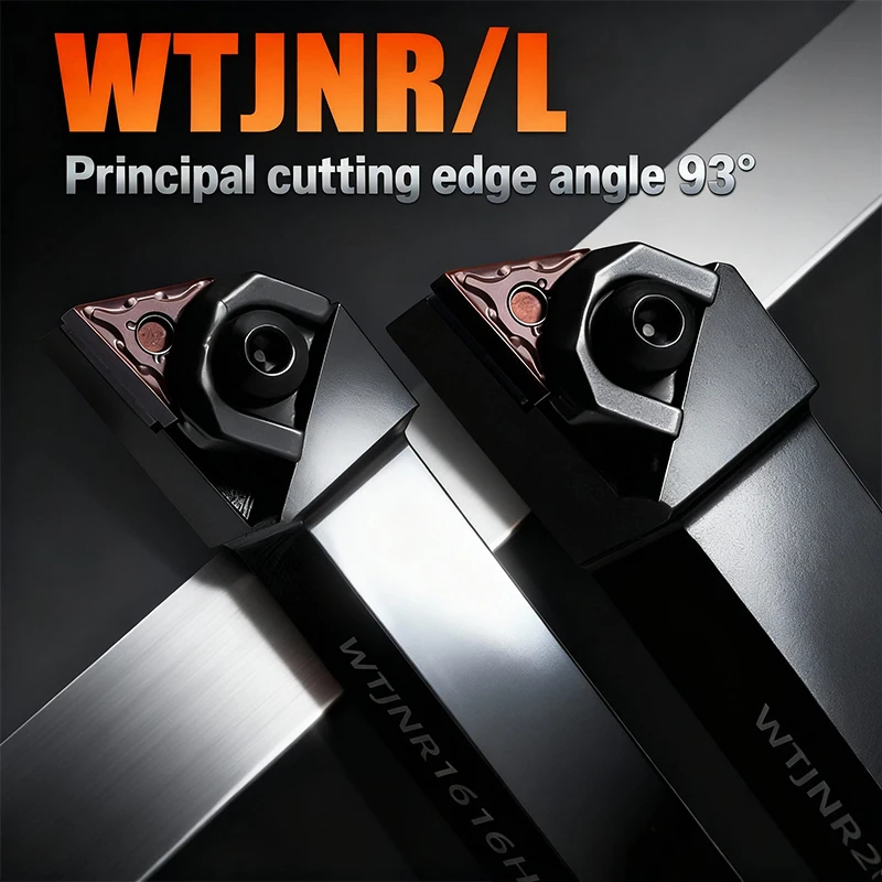 WTJNR2020K16 WTJNR 1616H16 WTJNR2525M16 External Triangul Turning Tool Holder TNMG Carbide Inserts Lathe Cutting Tools Set
