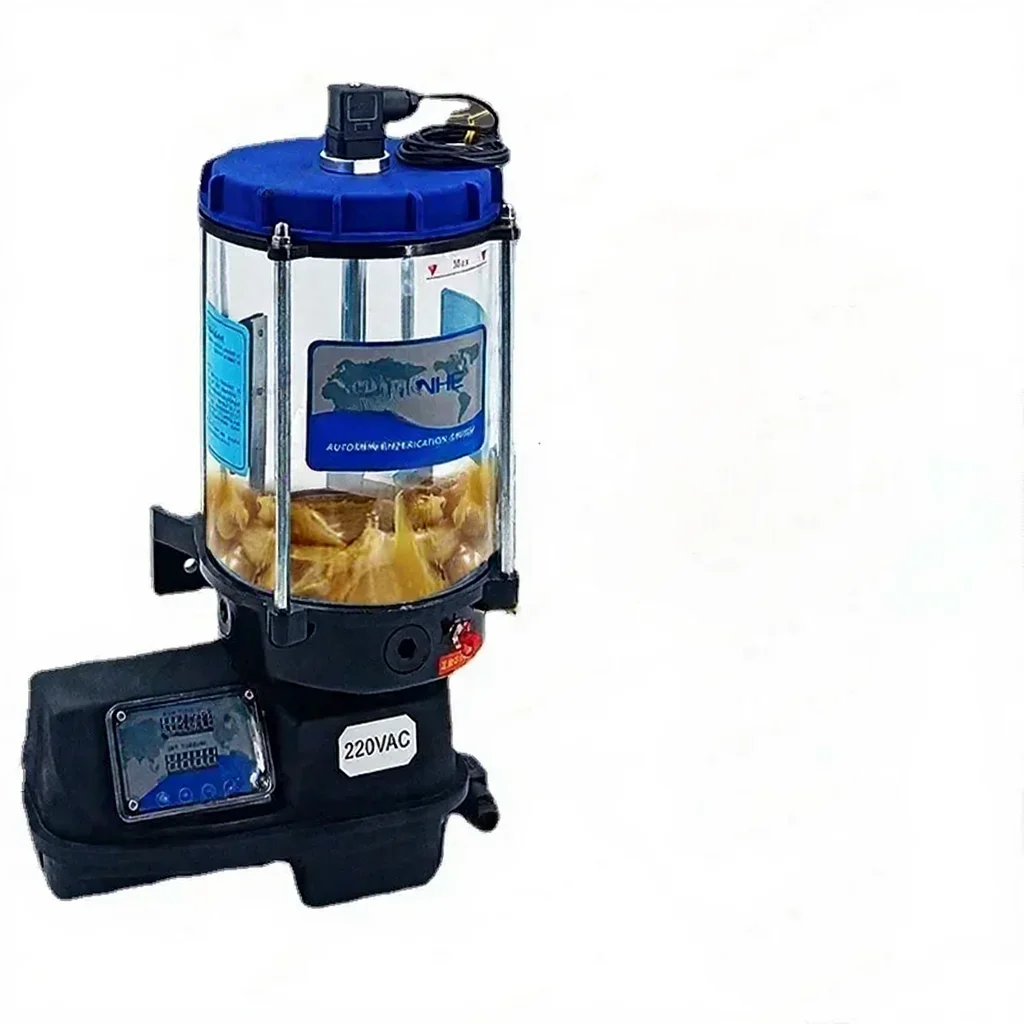 Electric Automatic Grease Lubrication Pump, Progressive Central Lubrication Unit for Excavator Loader Machinery Repair