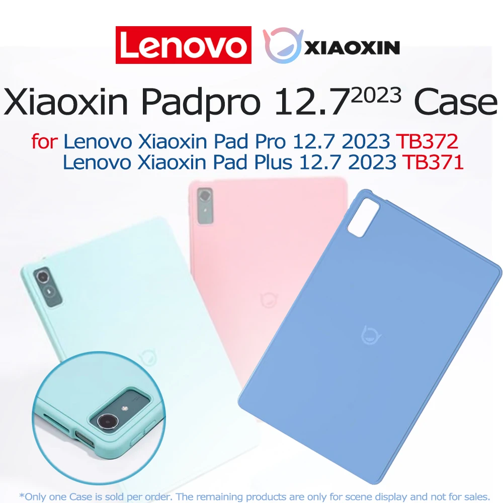 

Lenovo Xiaoxin Pad Pro 12.7 2023 Back Shell Case 2023 12.7-inch for TB372 TB371 Protective Protection Corners Skin-friendly