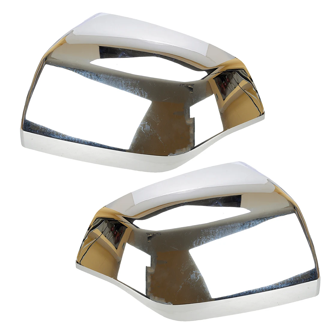 1 Pair Side Rear View Mirror Cover Cap Trim Chrome Style ABS Plastic Fit for Chevy Suburban Tahoe 2021 2022 2023