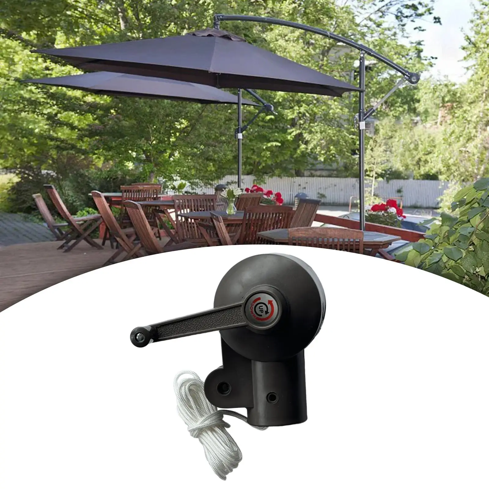 Patio Umbrella Accessories Umbrella Replacement Part Holder Replace Heavy Duty Umbrella Attachment for Balcony Outdoor Beach