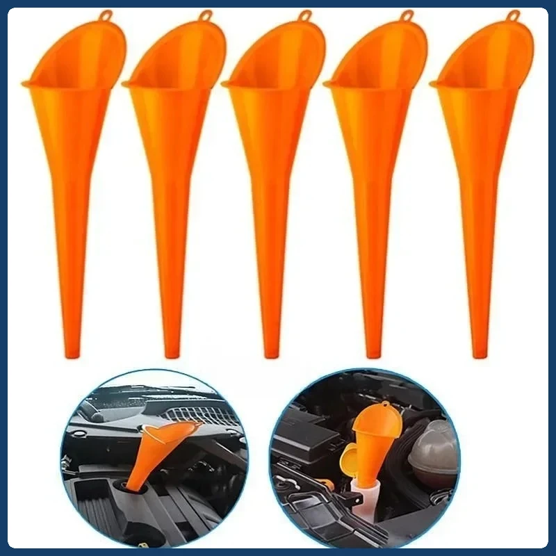 

1 шт., длинная воронка для заправки автомобиля, длинный стержень, автоматические масляные воронки, защита от брызг, инструмент для ремонта бензинового масла и топлива для автомобиля, мотоцикла