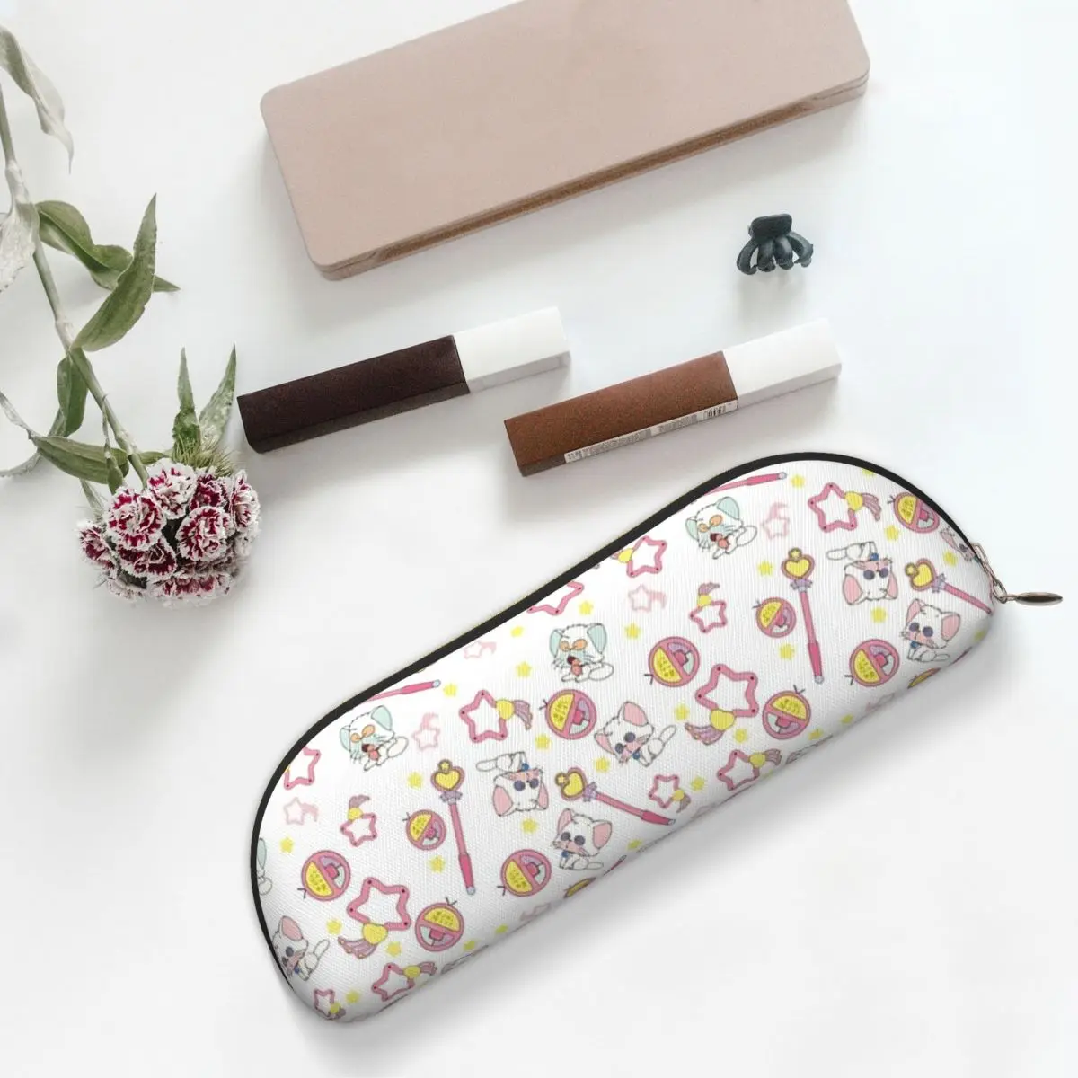 كريمي مامي - الملمس 02 مقلمة حامل القلم تخزين القرطاسية لوازم تخزين كبيرة صندوق القلم حقيبة أقلام رصاص لمدرسة الأطفال